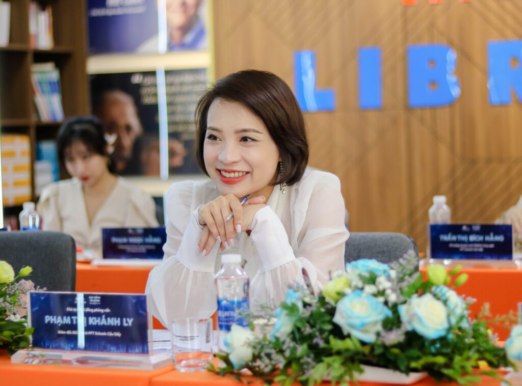 Cô Phạm Thị Khánh Ly - Chủ tịch Hội đồng phỏng vấn Học bổng Tài năng FPT Schools Cầu Giấy