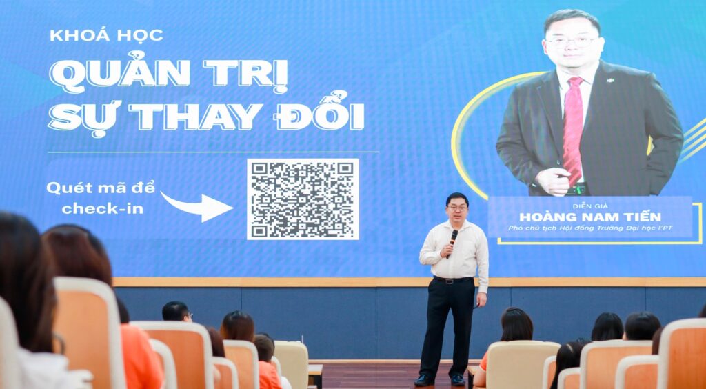 Diễn giả Hoàng Nam Tiến, Phó Chủ tịch Hội đồng Trường Đại học FPT