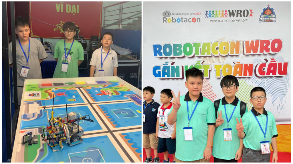 Đội San hô trắng FPT Schools Cầu Giấy tham dự Robotacon WRO 2023