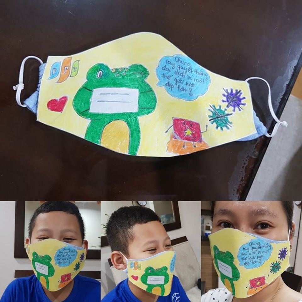 Bài dự thi Color Mask của Phương Hoa