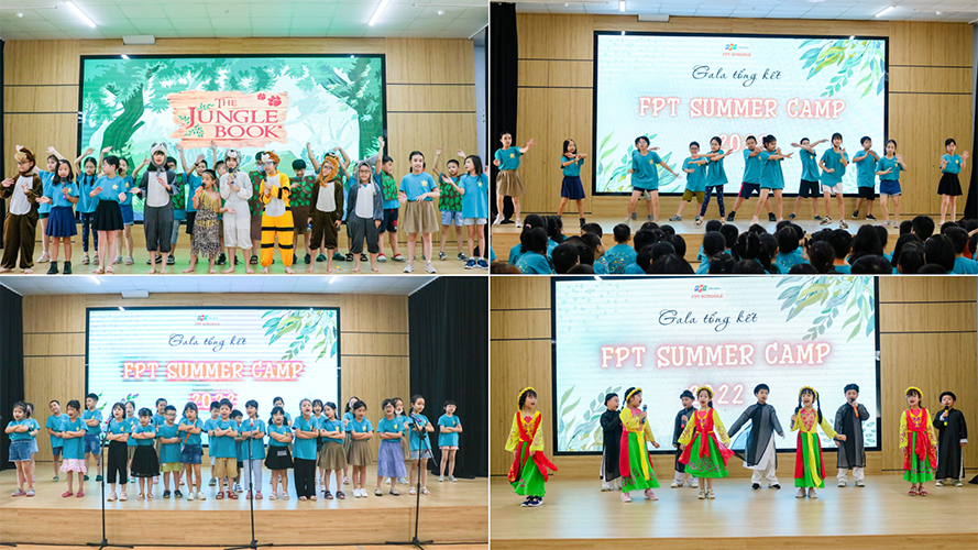 Những tiết mục FPTers gửi tặng tới thầy cô và các bạn trong buổi gala tổng kết FPT Summer Camp.