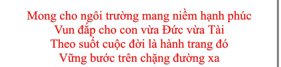 4 câu rap cuối bài "Cùng đến trường nha"