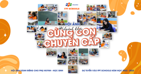 Khoảnh khắc cùng con chuyển cấp