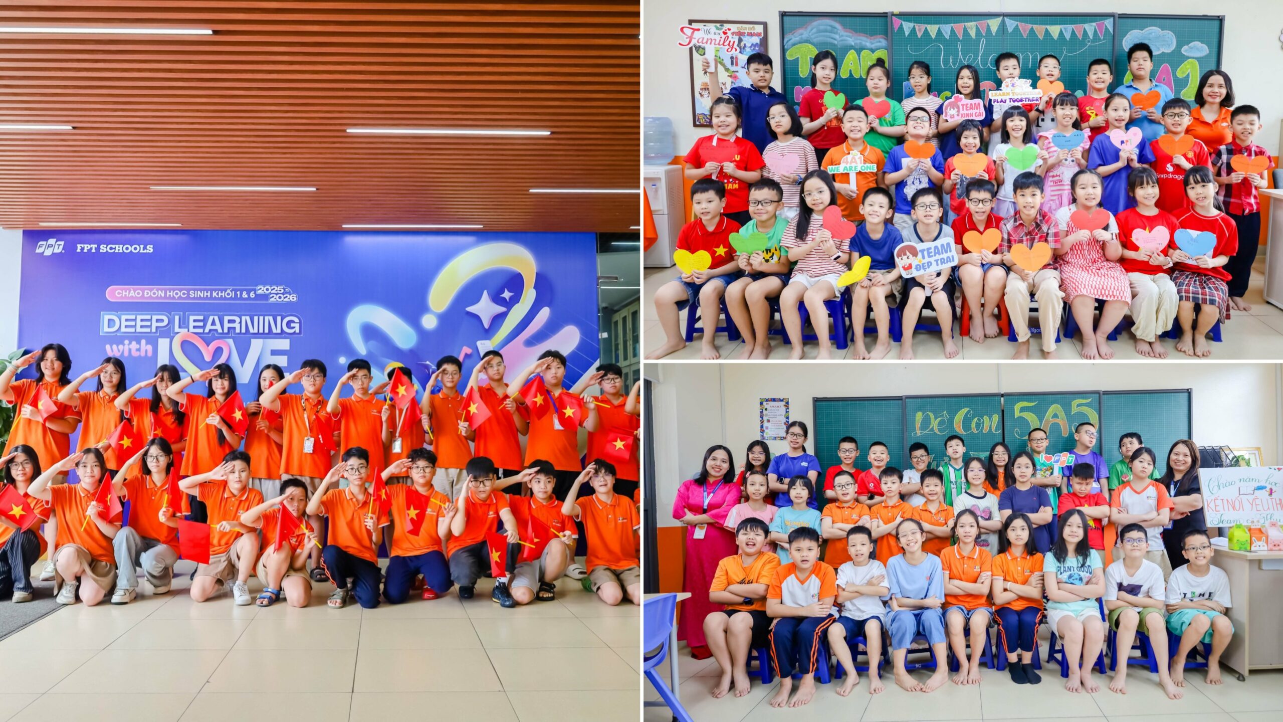 Chuỗi hoạt động chào năm học mới tại trường TH&THCS FPT Cầu Giấy 1 Học sinh các lớp hào hứng ghi dấu khoảnh khắc Back to schools.