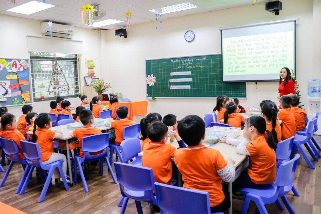 Tiết Tiếng Việt của cô trò FPT Schools Cầu Giấy tham gia Hội thi giáo viên giỏi cấp quận