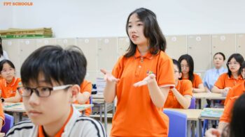 Học sinh FSchools Cầu Giấy gây ấn tượng với đối tác quốc tế