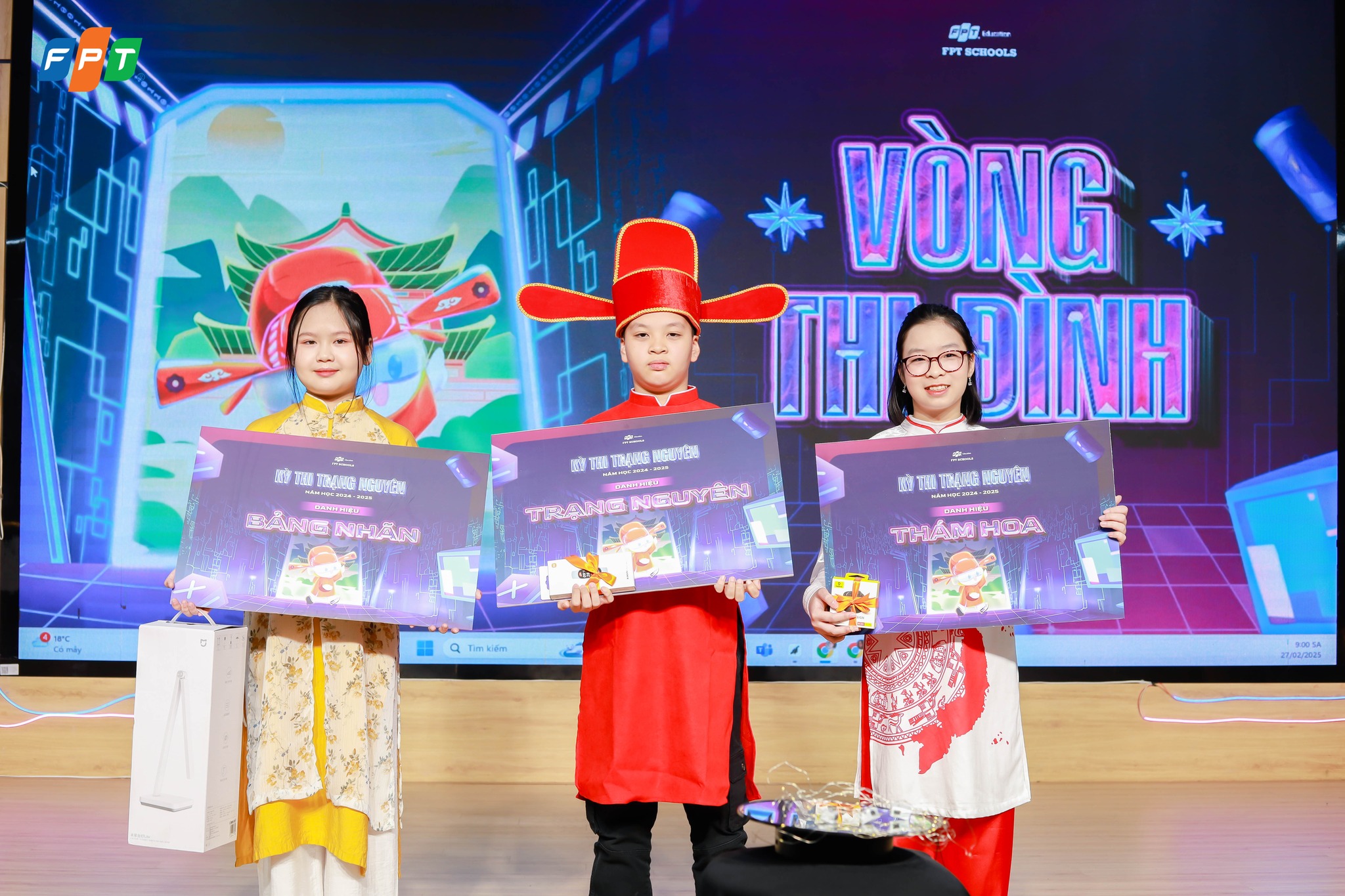 Chúc mừng Tam khôi cuộc thi Trạng Nguyên năm học 2024 - 2025