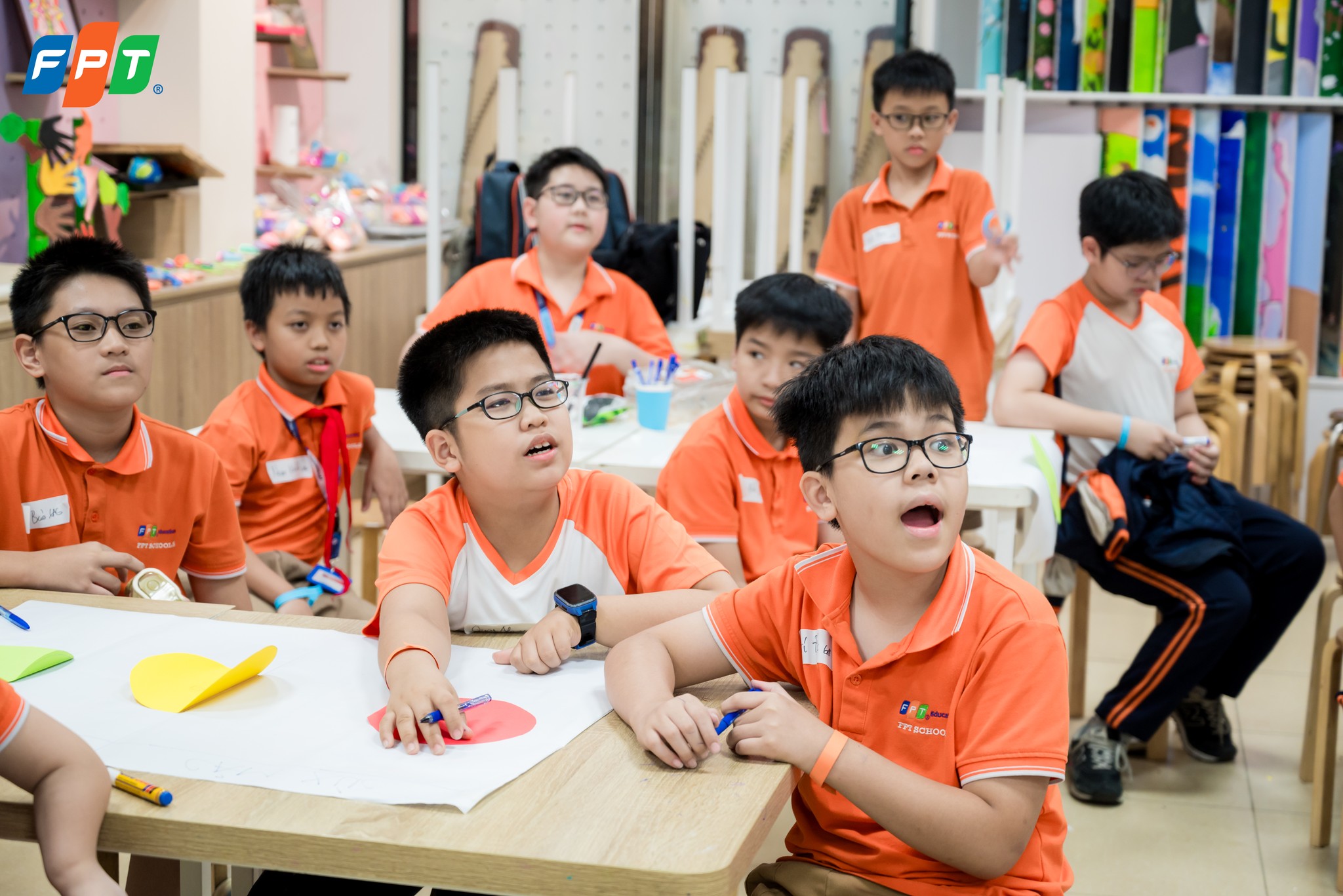 Workshop tâm lý “Ngã tư cảm xúc ” dành cho học sinh khối 6 5 Các bạn học sinh hào hứng trả lời các câu hỏi.