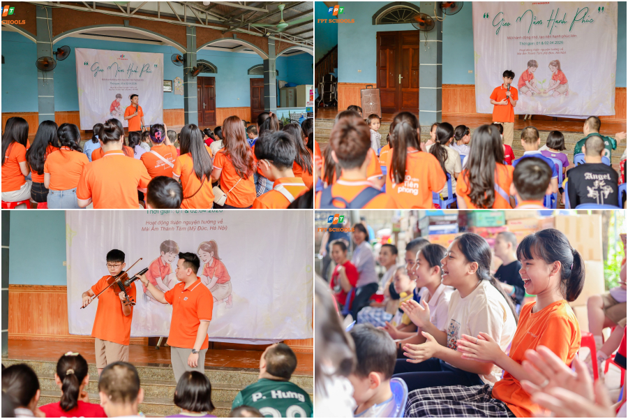 Gần 130 triệu đồng được học sinh nhà FPT School Cầu Giấy gây quỹ, cùng lan tỏa yêu thương đến Mái ấm Thánh Tâm 1 FPT School Cau Giay Du an Gieo mam hanh phuc 2