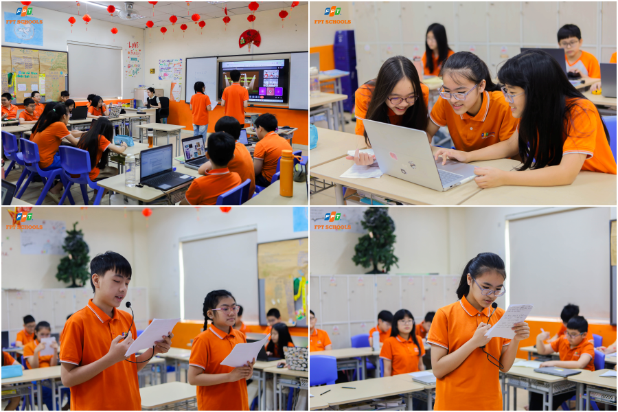 FPT School Cau Giay Lop hoc ket noi voi FSchool Hue 4
