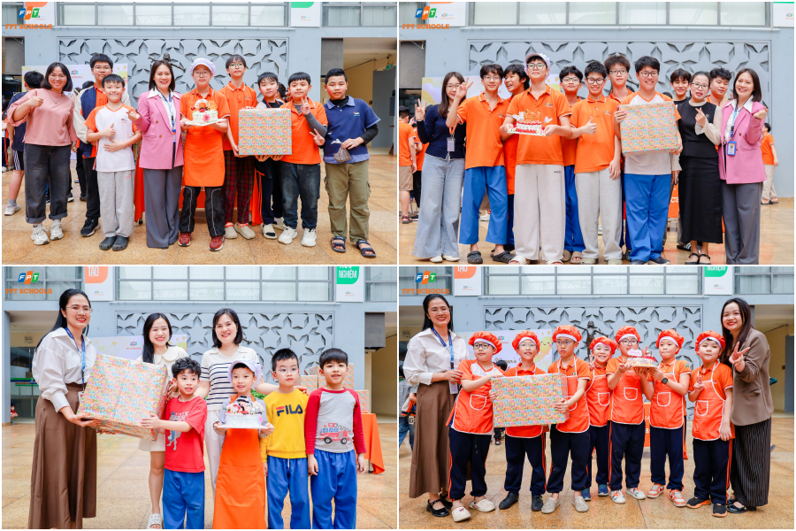 FPT Schools Cau Giay Trang tri banh kem 1