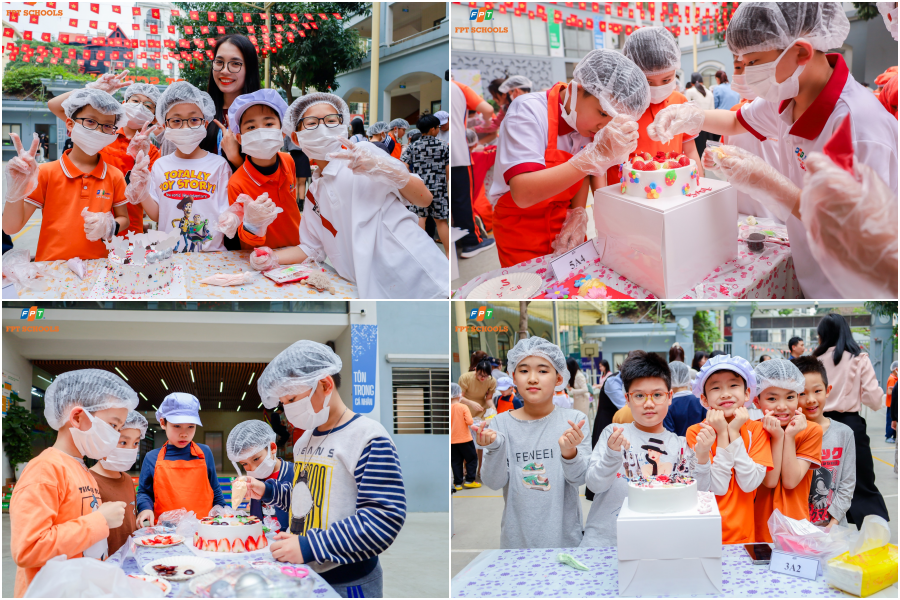 FPT Schools Cau Giay Trang tri banh kem 2