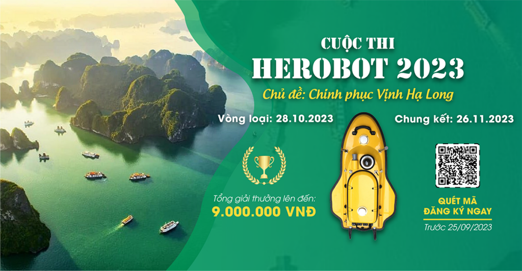 Herobot 2023 với tổng giải thưởng lên đến 9 triệu đồng