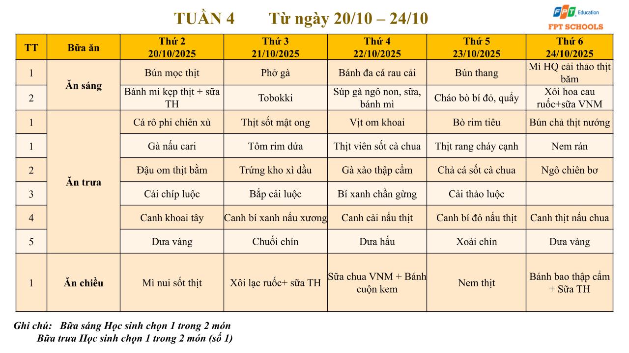 Thang 10 Menu THCS 4
