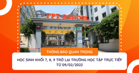 học sinh khối 7 8 9 trở lại trường học