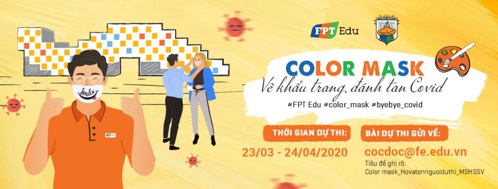 Cuộc thi Ảnh COLOR Mask - Vẽ Khẩu trang, đánh tan Covid