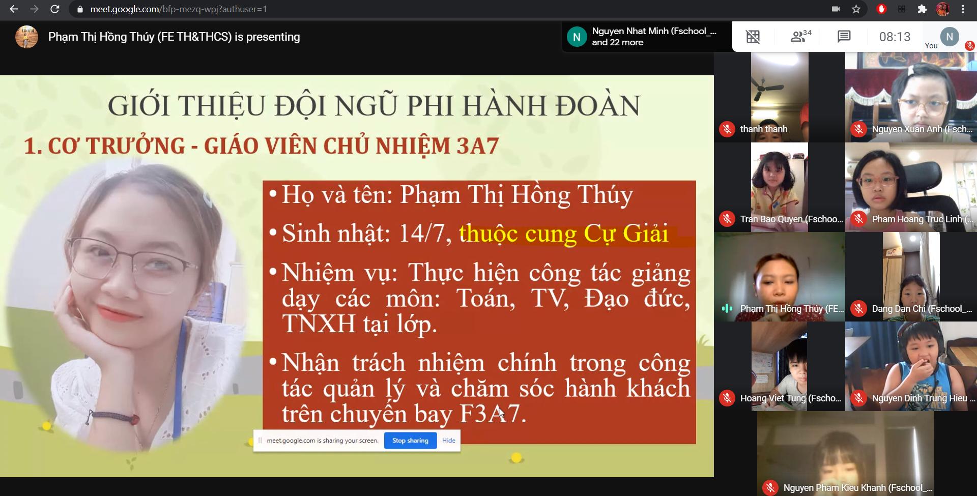 Khởi động năm học mới đầy sáng tạo của "Trưởng đoàn" chủ nhiệm 3A7 - cô Hồng Thúy