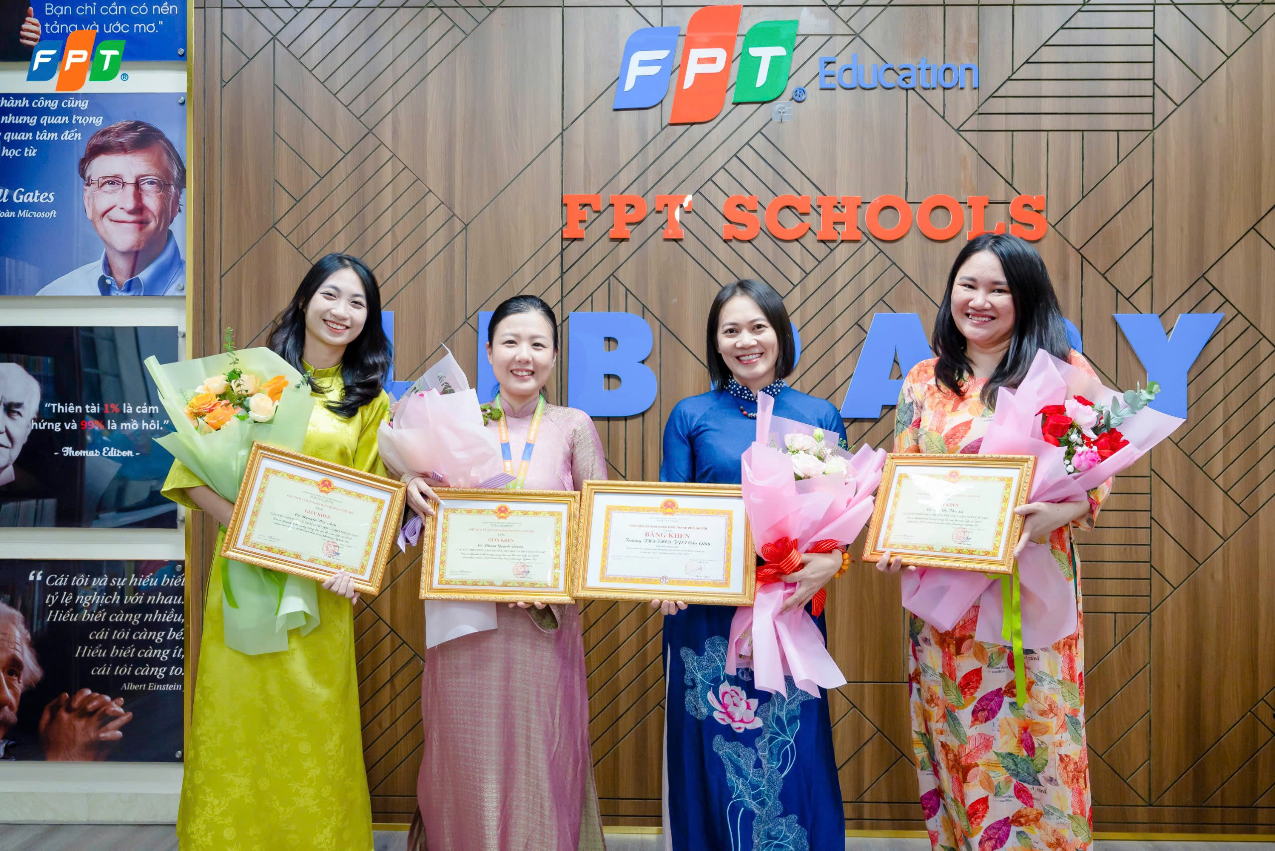 3 cô giáo tiêu biểu của FPT Schools Cầu Giấy với những thành tích ấn tượng trong công tác ôn thi vào lớp 10 THPT năm học 2025 – 2026.
